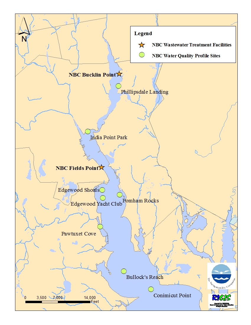 Water Column Profile Locations